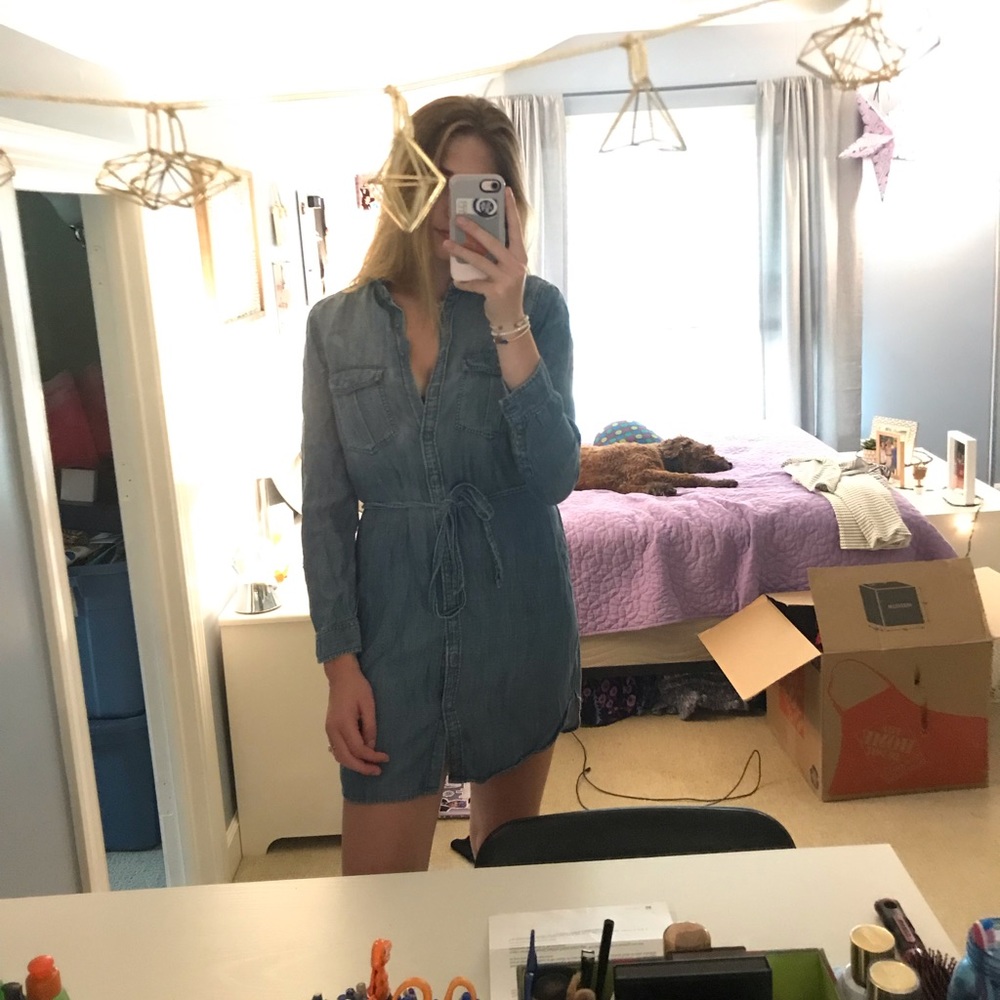 denim dress